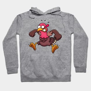 Scared Turkey Hoodie